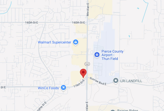 Map of general area near ____